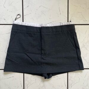 Zara NWT boxer pinstripe skort